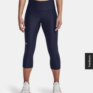 Under armour heat gear compression capri pants